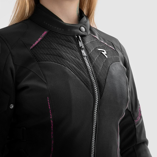 CHAQUETA REBELHORN JAX LADY NEGRA Y ROSA