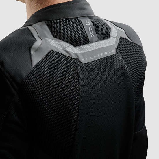 CHAQUETA REBELHORN JAX NEGRA Y GRIS