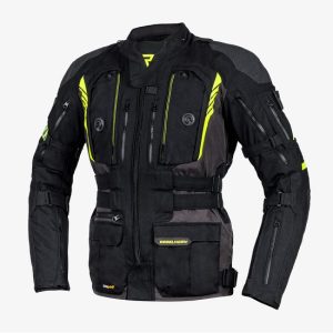 CHAQUETA REBELHORN PATROL NEGRA Y AMARILLO FLUO