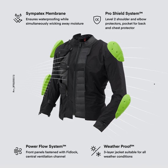 CHAQUETA REBELHORN RANGE NEGRA