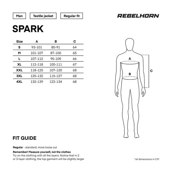 CHAQUETA REBELHORN SPARK NEGRA
