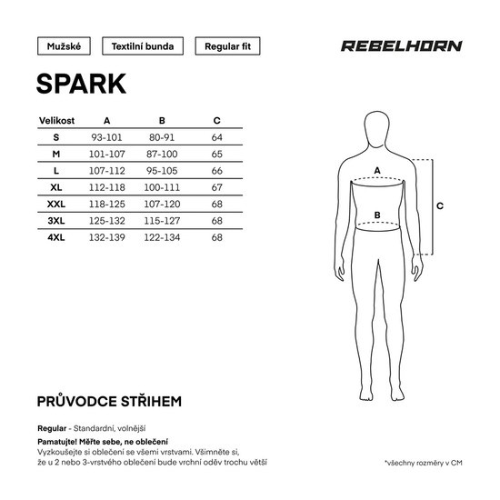 CHAQUETA REBELHORN SPARK NEGRA, GRIS Y AMARILLO FLUO
