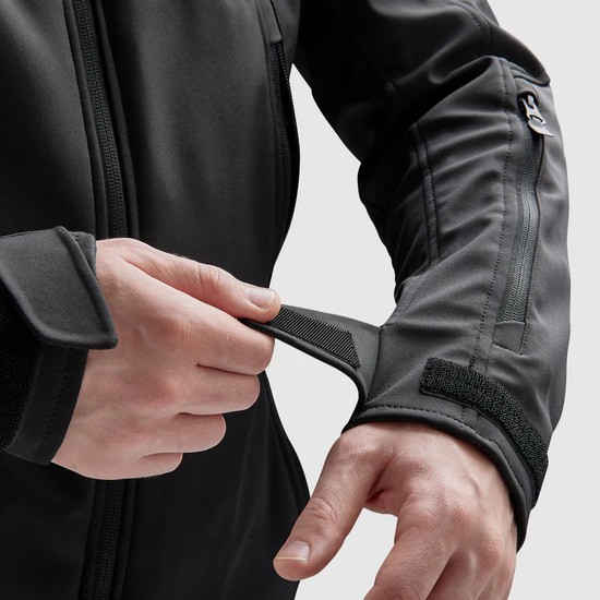 CHAQUETA REBELHORN TEXTIL SLASH NEGRA