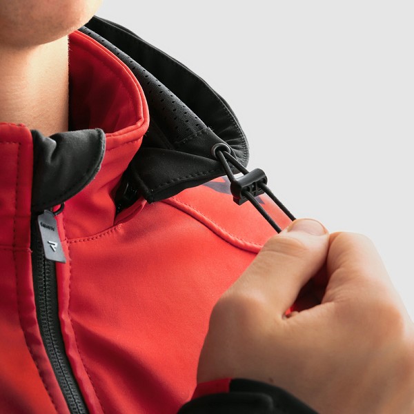 CHAQUETA REBELHORN TEXTIL SLASH ROJA
