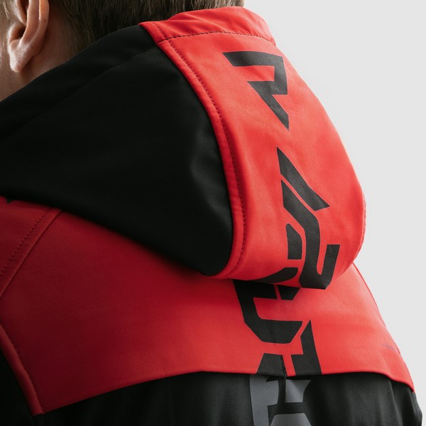 CHAQUETA REBELHORN TEXTIL SLASH ROJA