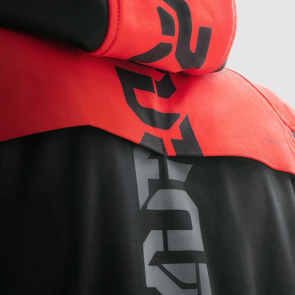 CHAQUETA REBELHORN TEXTIL SLASH ROJA