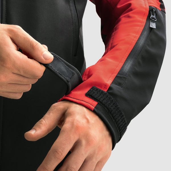 CHAQUETA REBELHORN TEXTIL SLASH ROJA