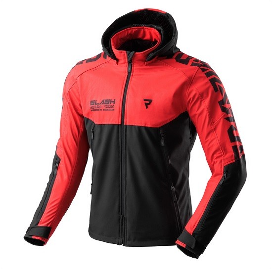 CHAQUETA REBELHORN TEXTIL SLASH ROJA