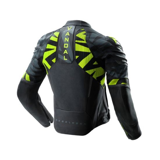 CHAQUETA REBELHORN VANDAL II NEGRA Y AMARILLA