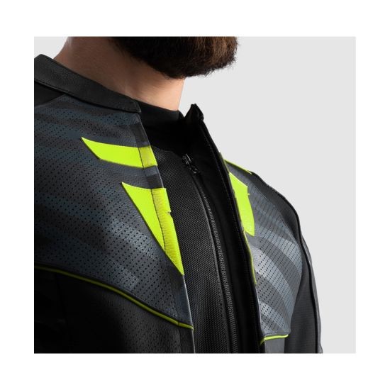 CHAQUETA REBELHORN VANDAL II NEGRA Y AMARILLA