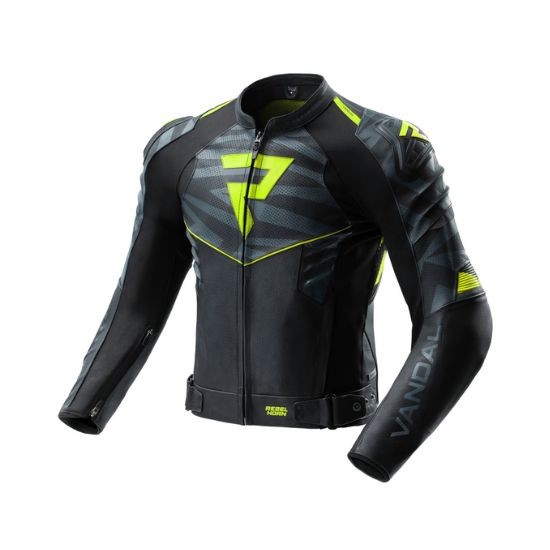CHAQUETA REBELHORN VANDAL II NEGRA Y AMARILLA