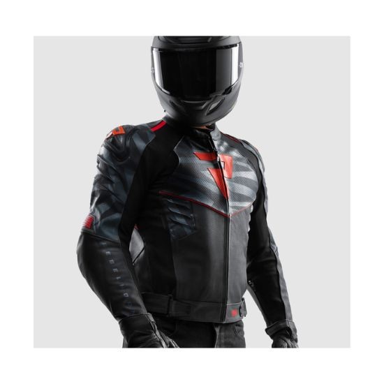 CHAQUETA REBELHORN VANDAL II NEGRA Y ROJA