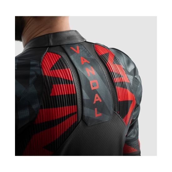 CHAQUETA REBELHORN VANDAL II NEGRA Y ROJA