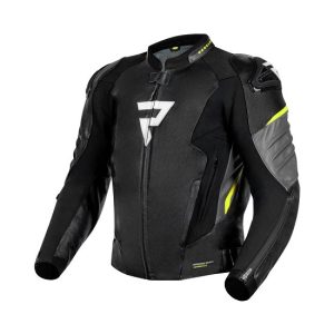 CHAQUETA REBELHORN VELOCE NEGRA Y AMARILLA