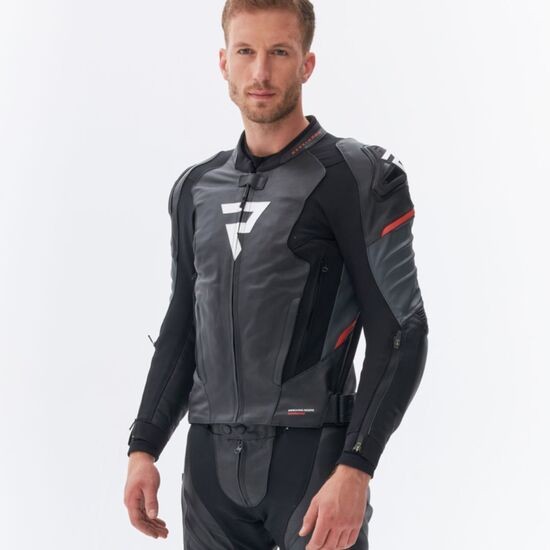 CHAQUETA REBELHORN VELOCE NEGRA Y ROJA