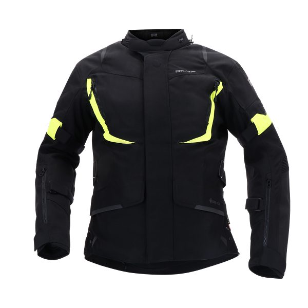 CHAQUETA RICHA CICLONE 2 GORETEX NEGRA FLUOR