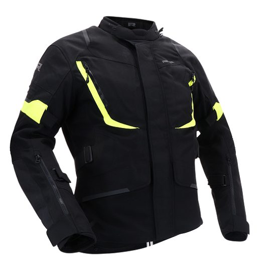 CHAQUETA RICHA CICLONE 2 GORETEX NEGRA FLUOR
