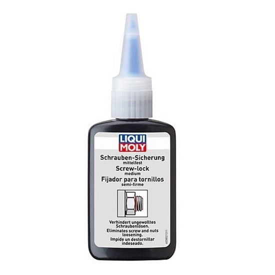 Fijador de tornillos semifuerte Liqui Moly 10g