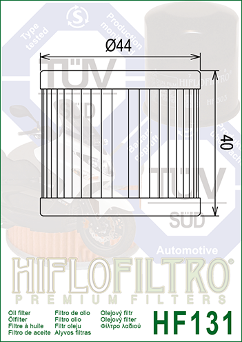 FILTRO ACEITE HF131