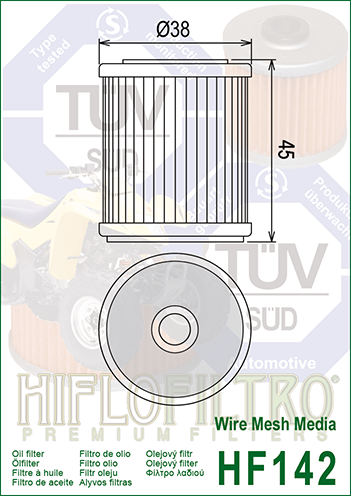 FILTRO ACEITE HF142