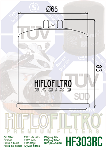 FILTRO ACEITE HF303RC