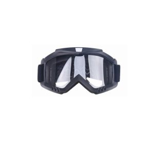 GAFA CROSS ECO NEGRA VISOR TRANSPARENTE