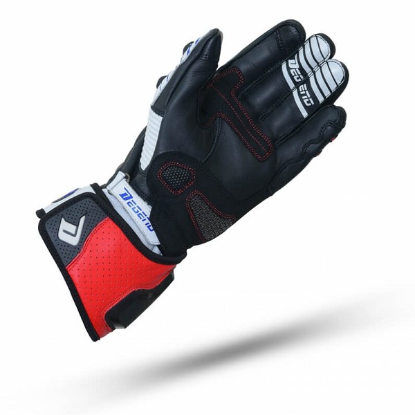GUANTE DEGEND GP-2 AZUL Y ROJO