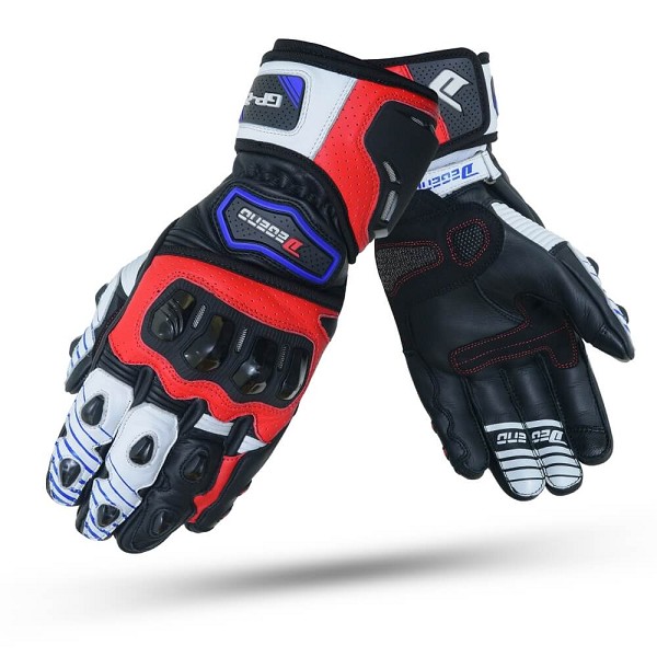 GUANTE DEGEND GP-2 AZUL Y ROJO