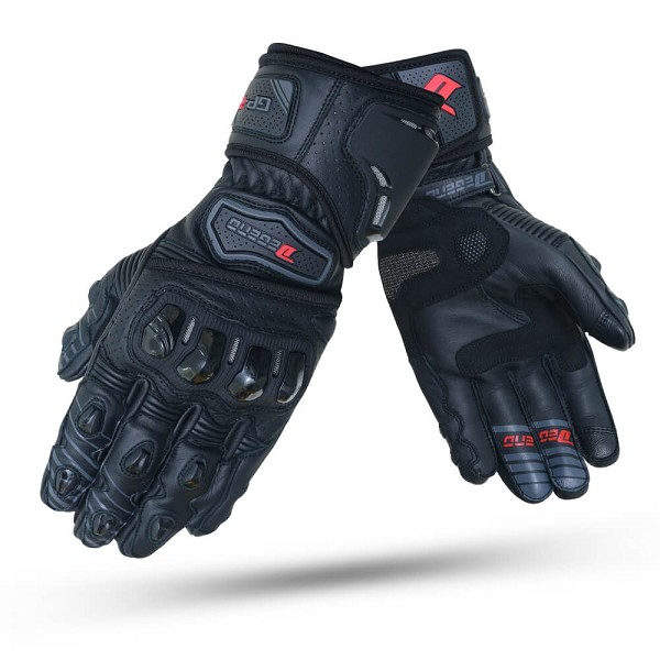 GUANTE DEGEND GP-2 NEGRO