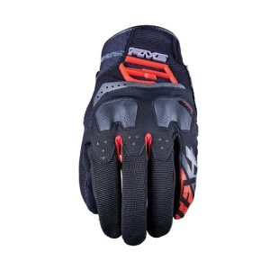 GUANTE FIVE TFX4 NEGRO Y ROJO