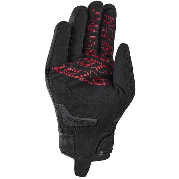 GUANTE IXON HURRICANE 2 NEGRO Y ROJO