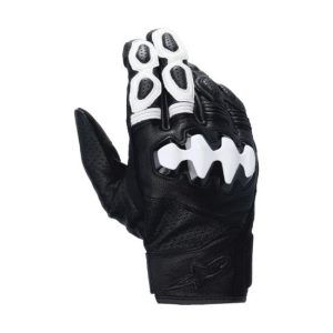 GUANTES ALPINESTARS CELER V3 CUERO NEGRO Y BLANCO