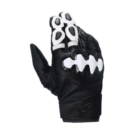 GUANTES ALPINESTARS CELER V3 CUERO NEGRO Y BLANCO