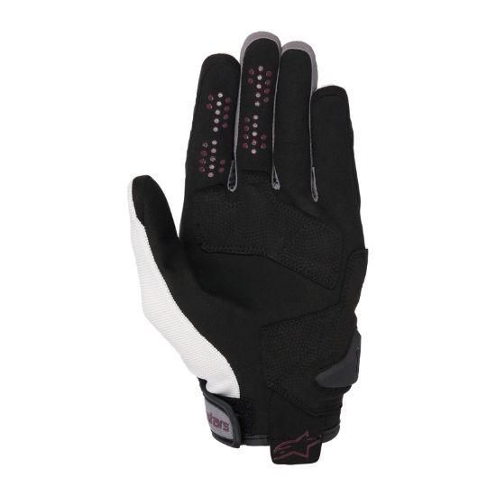 GUANTES ALPINESTARS CHROME V2 MUJER BLANCO Y BURGUNDY