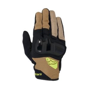 GUANTES ALPINESTARS CHROME V2 NEGRO Y KHAKI