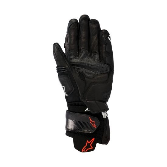 GUANTES ALPINESTARS DE CUERO GP PLUS R V3 NEGRO Y BLANCO