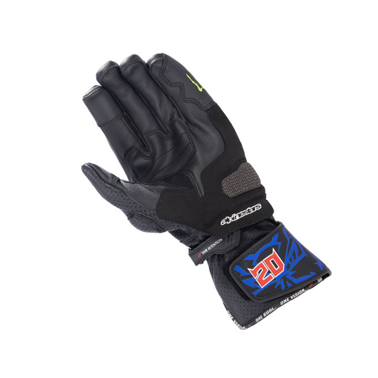 GUANTES ALPINESTARS FQ20 SP-8 V3 MONSTER NEGROS, AZUL Y ROJOS