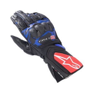 GUANTES ALPINESTARS FQ20 SP-8 V3 MONSTER NEGROS, AZUL Y ROJOS