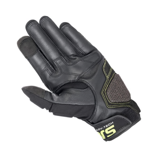 GUANTES ALPINESTARS HALO NEGRO Y AMARILLO FLUO