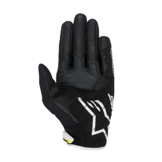 GUANTES ALPINESTARS SMX-2 AIR CARBON V2 NEGRO, BLANCO Y AMARILLO
