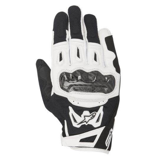 GUANTES ALPINESTARS SMX-2 AIR CARBON V2 NEGRO Y BLANCO