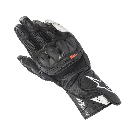 GUANTES ALPINESTARS SP-2 V3 BLANCO Y NEGRO