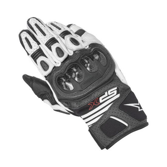 GUANTES ALPINESTARS SP X AIR CARBON V2 NEGRO Y BLANCO