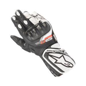 GUANTES ALPINESTARS STELLA SP-8 V3 LADY NEGROS Y BLANCOS.