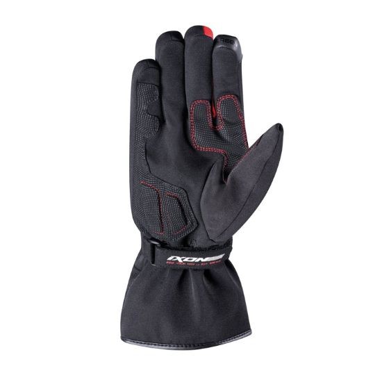 GUANTES IXON PRO GLOBE NEGRO Y ROJO