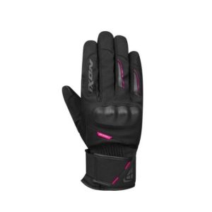 GUANTES IXON PRO RUSSEL 2 LADY NEGRO Y FUSHIA