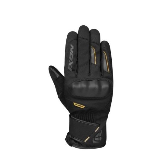 GUANTES IXON PRO RUSSEL 2 LADY NEGRO Y GOLD
