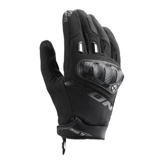 GUANTES IXON RISE TX NEGRO Y BLANCO