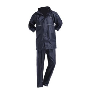 IMPERMEABLE DOS PIEZAS NEGRO CON REFLEX
