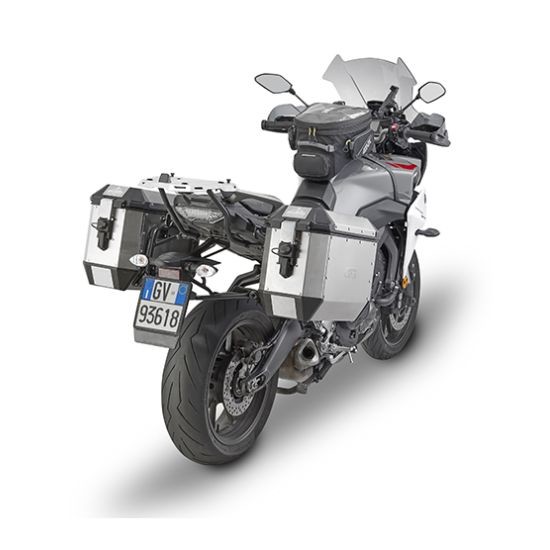 JUEGO DE DOS MALETAS LATERALES GIVI ALASKA 36L. ALUMINIO NATURAL